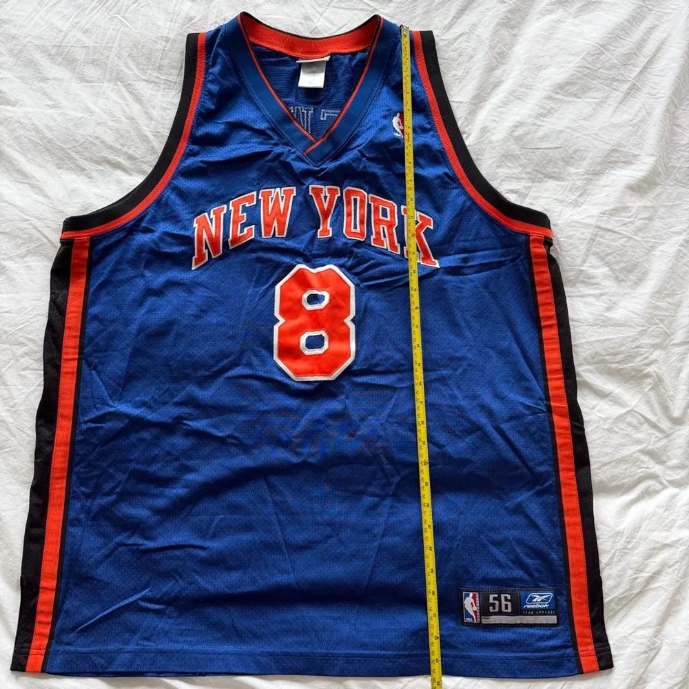 Reebok Vintage sleeveless Knicks Jersey #8 Sprewell In great - Picture 8 of 9